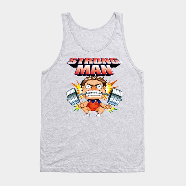 Strong Man Tank Top by SkyBacon